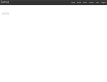 Tablet Screenshot of kwas.jp